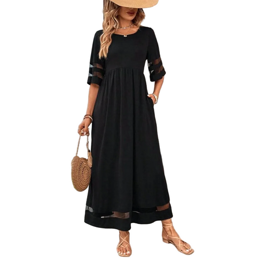 Antonia – Vestido Midi Favorecedor con Efecto Reductor de Vientre