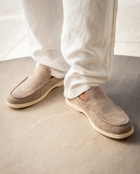 Álvaro | Mocasines de Ante Hombre con Plantilla Acolchada