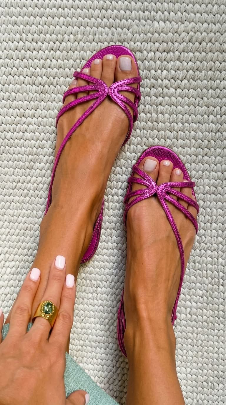 Sandalias Metalizadas: Elegancia y Comodidad en Cada Paso