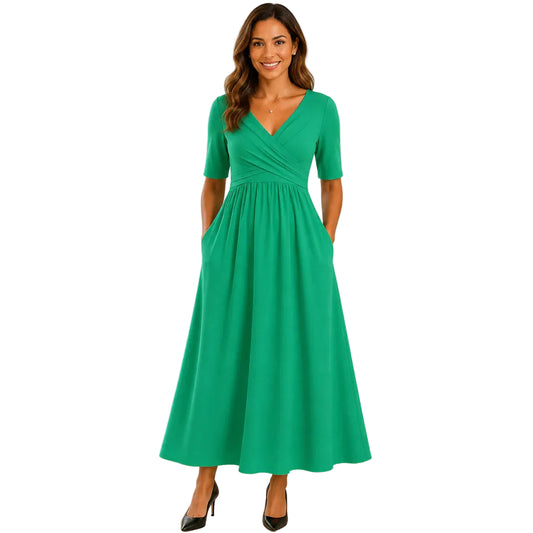 Karen /Vestido Midi Cruzado