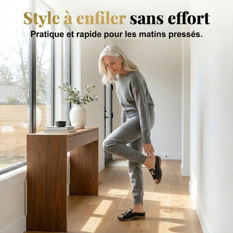 💞Meilleur confort- Sandales compensées orthopédiques confortables pour femmes