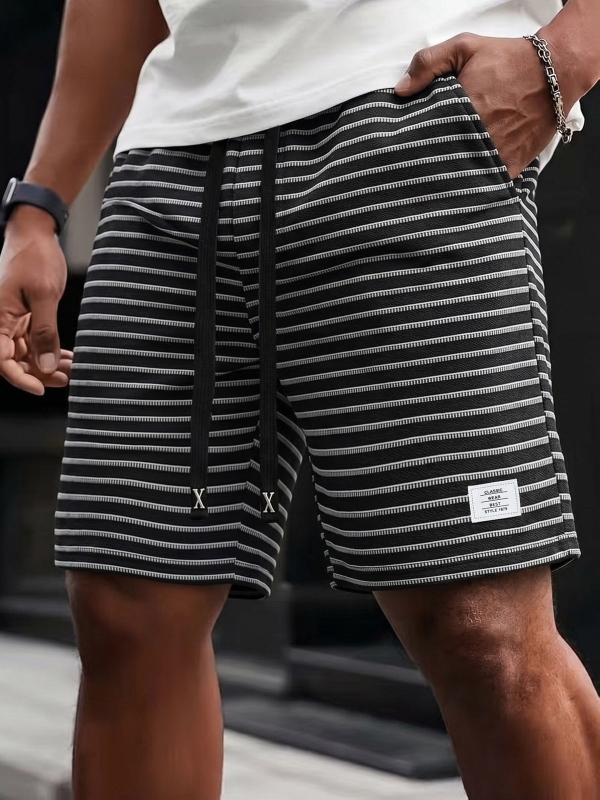 Short de rayas Tavo