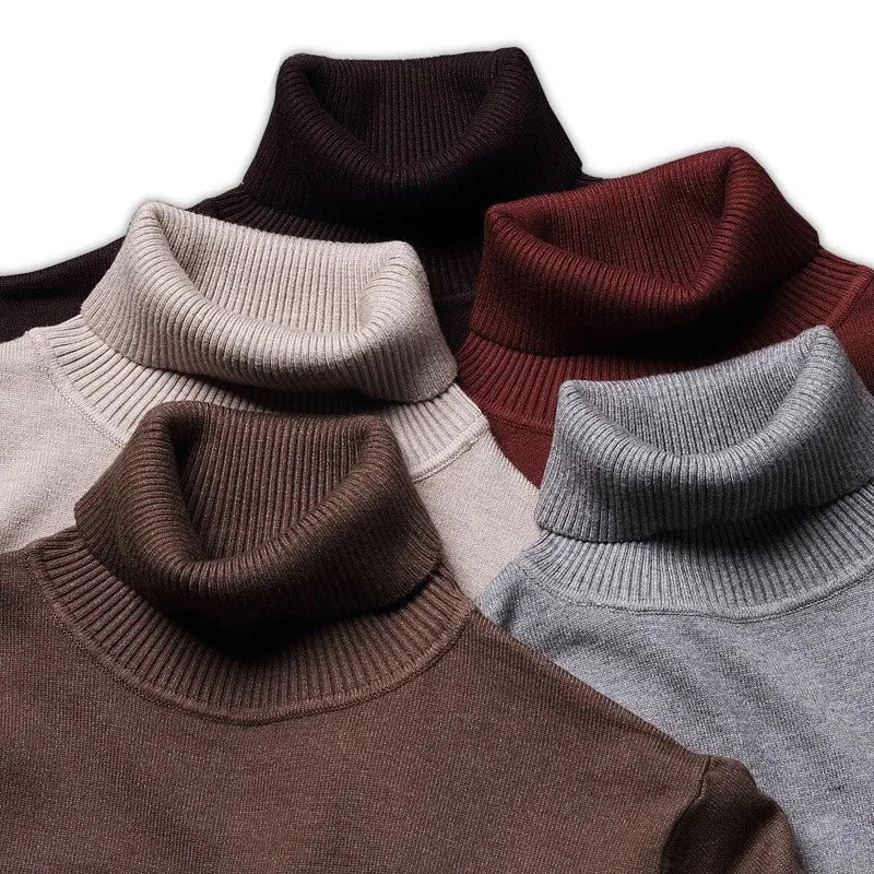 Jersey de Hombre de Cuello Alto en Punto | Ideal para Looks en Capas