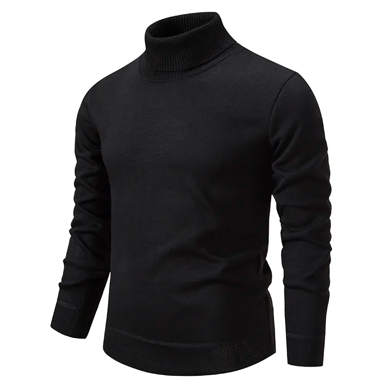 Jersey de Hombre de Cuello Alto en Punto | Ideal para Looks en Capas