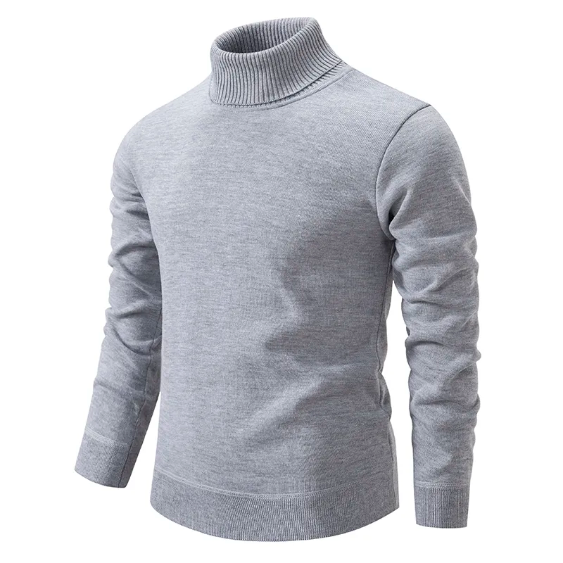 Jersey de Hombre de Cuello Alto en Punto | Ideal para Looks en Capas
