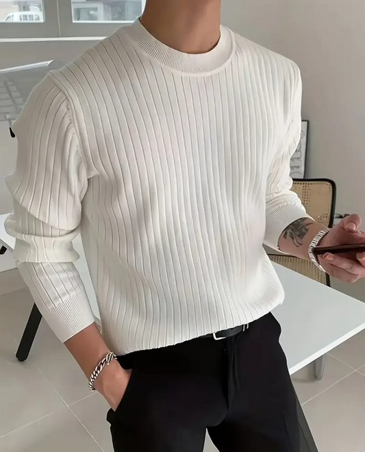 Jersey de Hombre | Cuello Redondo de Canalé