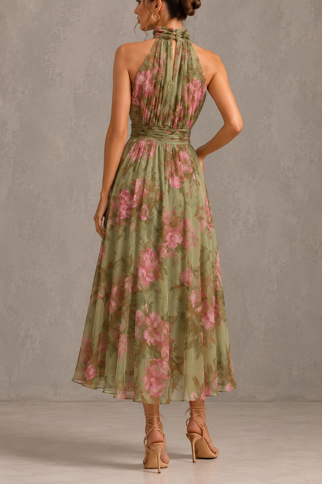 Livia - Elegante Vestido Maxi con Escote Halter