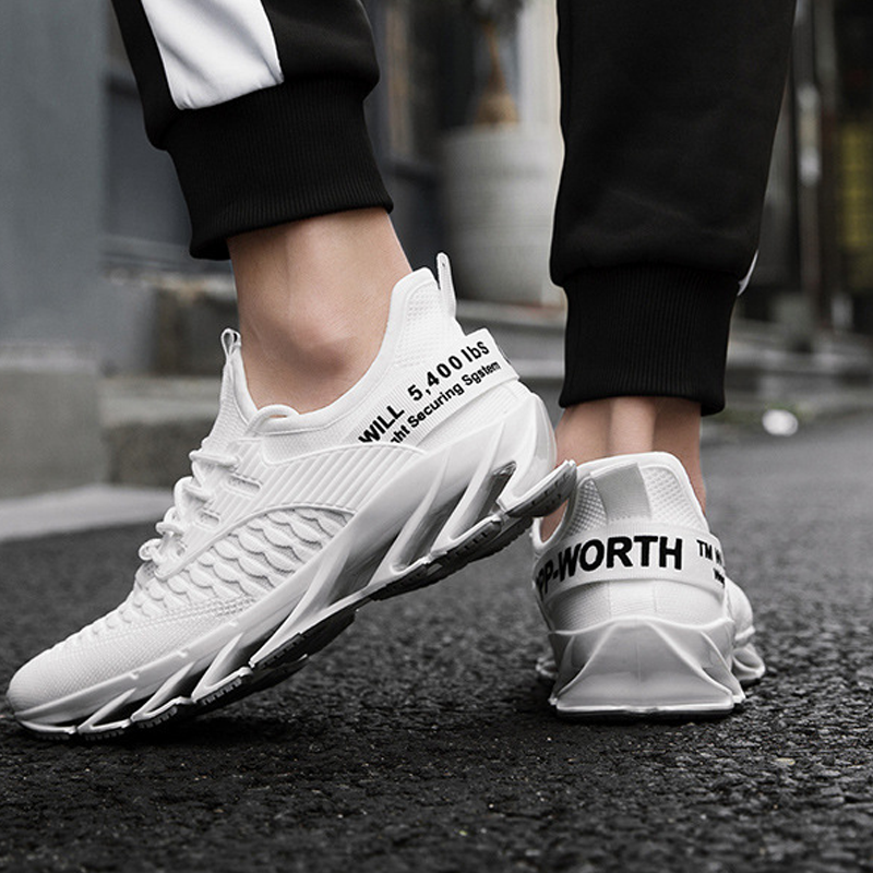 Zapatillas deportivas para hombre, detalle del cordado
